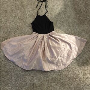 Elegant Black and Pink Women's Skirt